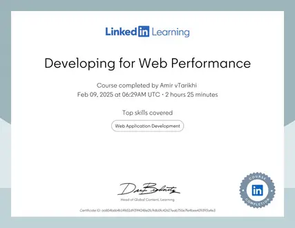 Developing for Web Performance